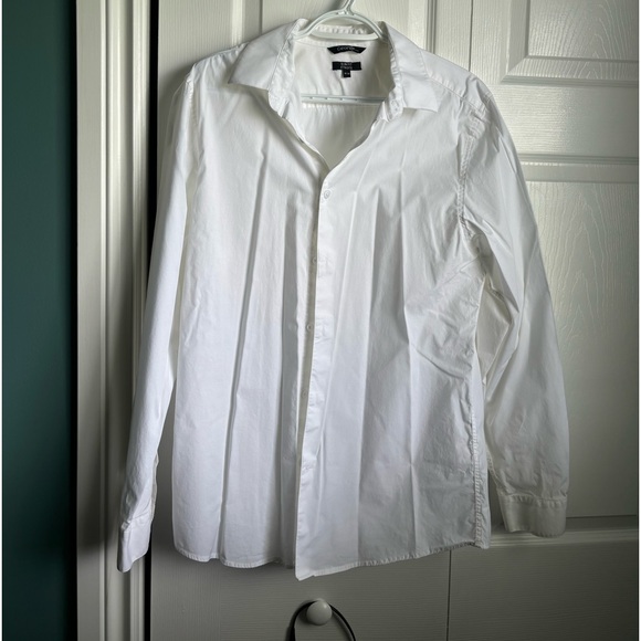 White Button Up Shirt - Picture 1 of 3